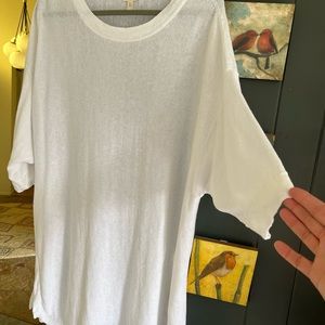 Eileen Fisher XL organic linen tunic